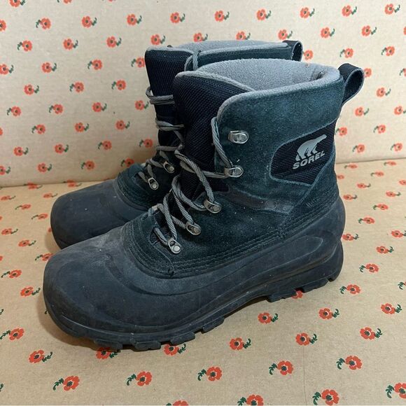 Sorel Men’s Black Waterproof Boots 8 - Picture 1 of 10